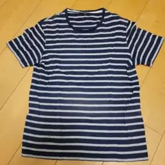値下げ　23区 HOMME メンズ　ストライプ Tシャツ サイズ48