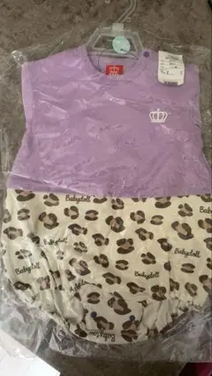 BABYDOLL レオパードロンパース