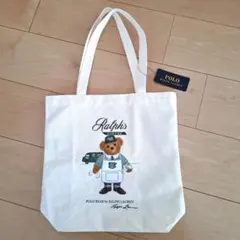 POLO ラルフローレン エコバッグ トートバッグ　ポロベア　ラルフズカフェ