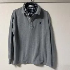 メンズ　ポロシャツ　POLO BHPC ロングポロシャツ　グレー　サイズL Lのサムネイル