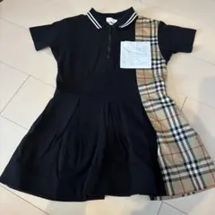 BURBERRY ポロドレス 6Y ブラック