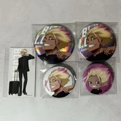 ブルーロック　ベースヤード　士道龍聖　缶バッジ　オーロラ　ミニキャラ　特典