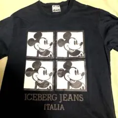 ICEBERG JEANS ミッキーマウス Tシャツ値下げ
