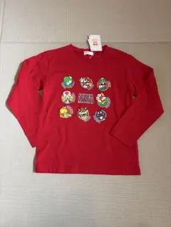 新品　バンダイ　スーパーマリオ　ロンT 長袖Tシャツ 140