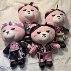 BLACKPINK KRUNK ぬいぐるみ 4体セット ジェニ リサ ジス ロゼ