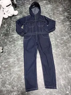 GRACE　EBGINEER’S　接触冷感デニム・ストレッチつなぎ服 GRACE EBGINEER'S 接触冷感デニム・ストレッチつなぎ服 - メルカリ