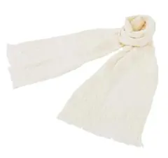 今治たおるマフラー日本製■キナリ・生成■綿100%約32×136cm新品箱未開封