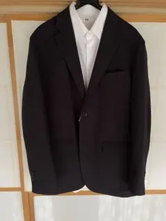 UNIQLO 感動ジャケット ネイビー　ＸＬ　ワイシャツセット