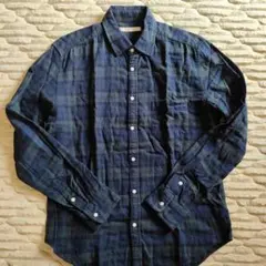 マ*ム様 グローバルワーク　ネルシャツ　グリーン　Lサイズ　古着　チェック柄