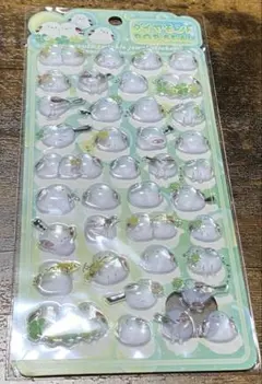 新品！ダイヤモンド　ポップシール　シマエナガ　緑