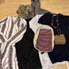 エスニック☆服•小物☆9点セット