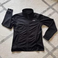 FILA 長袖ジャージ　トラックジャケット　Lサイズ　ブラック　メンズ