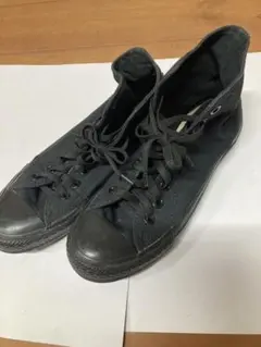 タイムセール‼️コンバースオールスター　ブラックモノクローム　ハイカット 25cm