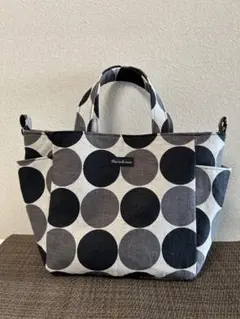 コロリンバッグ 岡山デニム&水玉帆布 ハンドメイド - メルカリ