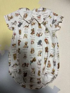 バースデイ cottoli コトリ ユキエモン いぬ ロンパース