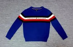 トミーヒルフィガーTOMMY HILFIGERロゴニットCROPSキッズセーター