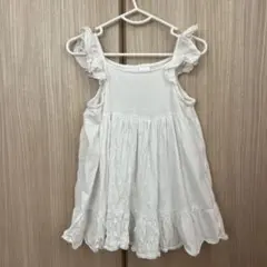 ZARA キッズ ワンピース ホワイト 98cmのサムネイル