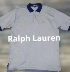 Ralph Lauren ネイビー チェック ポロシャツ L