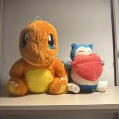 ポケモン ぬいぐるみ　ヒトカゲ・カビゴン