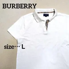 BURBERRY バーバリー ゴルフ 白 ポロシャツ ゴルフ ノバチェック