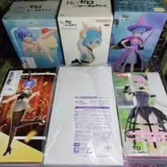 リゼロ フィギュアまとめ売り ６点セット 未開封 レム ラム