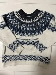 B:MING by BEAMSノルディック柄セーター