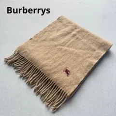 バーバリー ピュアカシミヤ100% 刺繍 ユニセックス バーバリーズ ベージュ