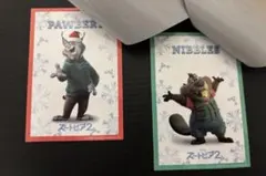 ズートピア2 入場特典　キャラクターカードセット　二ブルズ　パウバート
