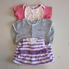 まとめ売り★プチバトー 半袖ショートロンパース ラルフローレン 67cm70cm