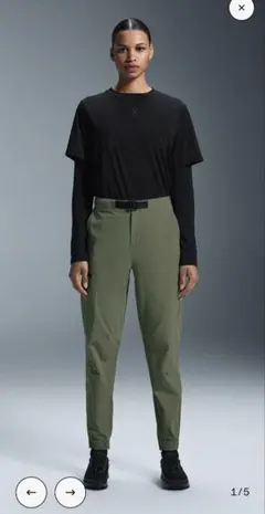 On トレックパンツ オリーブグリーン