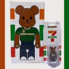 セブン限定 BE@RBRICK 7-11 ベアブリック　400% 100%のサムネイル