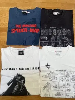 ユニクロコラボTシャツ　①スパイダーマン②バットマン③ガンダム