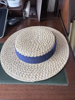 harrow straw hat イギリス ハロウ校指定　ボーターハット 四菱織のサムネイル