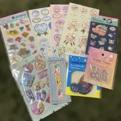 ウォーターシール　おはじき　ワッペンシール　まとめ売り　10個セット