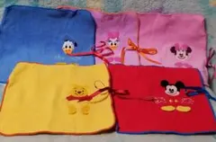 Disny【ミニタオル】刺繍ディズニーキャラクター