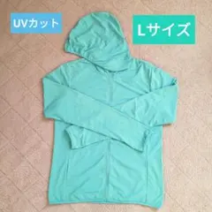 UNIQLO　ユニクロ　エアリズム　ジップアップメッシュパーカー UVカット　L
