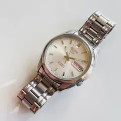 稼働品 SEIKO セイコー5 自動巻き 腕時計 7S26-01V0 裏スケ