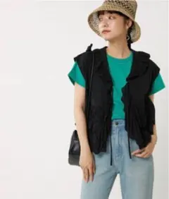 FREAK'S STORE スカラップレースノースリーブブラウス