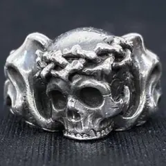 Rat Race TWO SKULL RING シルバー 2スカルリング 11号 - メルカリ