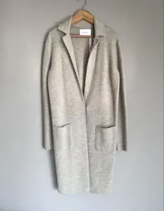 BEIGE, ロングニットカーディガン ベージュ 4（M相当)クリーニング済