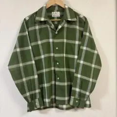 オープンカラーシャツ 長袖