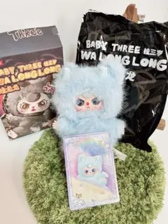 BABY THREE WA LONG LONG ドラゴン　水色