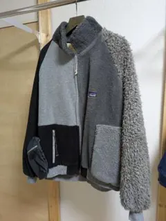 Patagonia gilet パッチワーク フリースジャケット - メルカリ