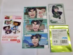 【バラ売り可】忍たま乱太郎　潮江文次郎 立花仙蔵／ステッカー クリアカード