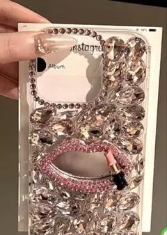 クリスタル装飾 iPhoneケースのサムネイル