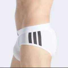 adidas アディダス　ローライズブリーフ　L(M) ホワイト　白ブリーフ