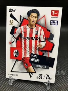【ルーキー】鈴木唯人 フライブルク 25/26 Topps