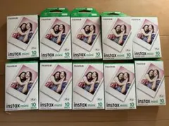 新品フジフイルム チェキフィルム instax mini 10枚×10箱　開封済