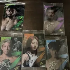 RIZINウエハースカード5枚セット