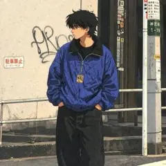 【希少ダブルフェイス】90s nike vintage jacket